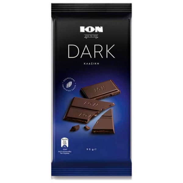 Σοκολάτα υγείας ΙΟΝ DARK 90 gr