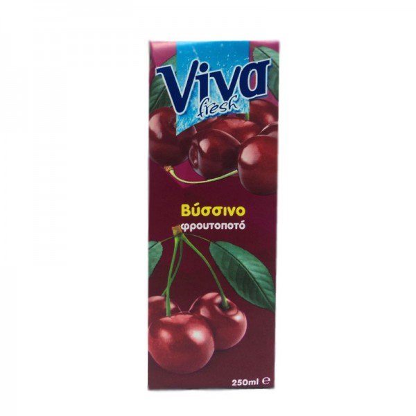 Φρουτοποτό βύσσινο - VIVA 250 ml