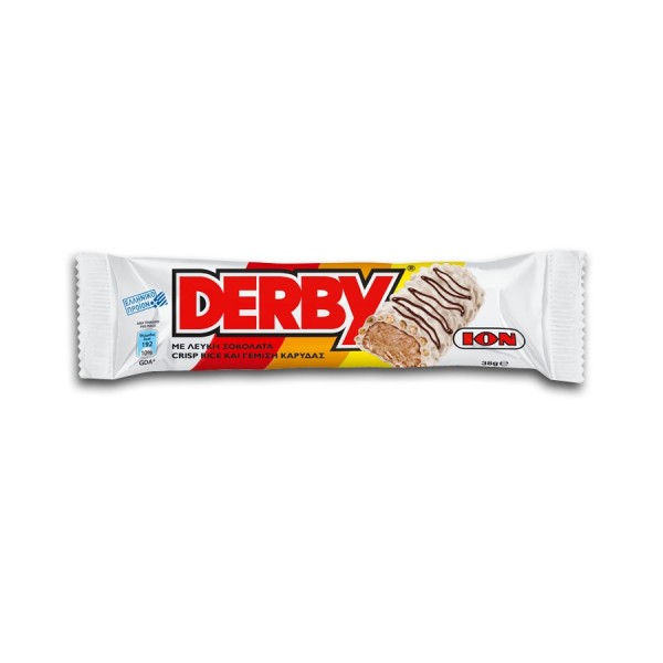 Derby με λευκή σοκολάτα  ΙΟΝ 38 gr