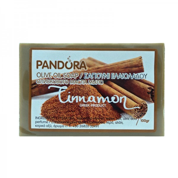 Σαπούνι ελαιολάδου κανέλα PANDORA 100 gr