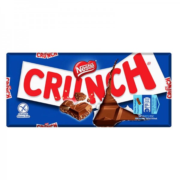 Σοκολάτα γάλακτος Crunch 100gr