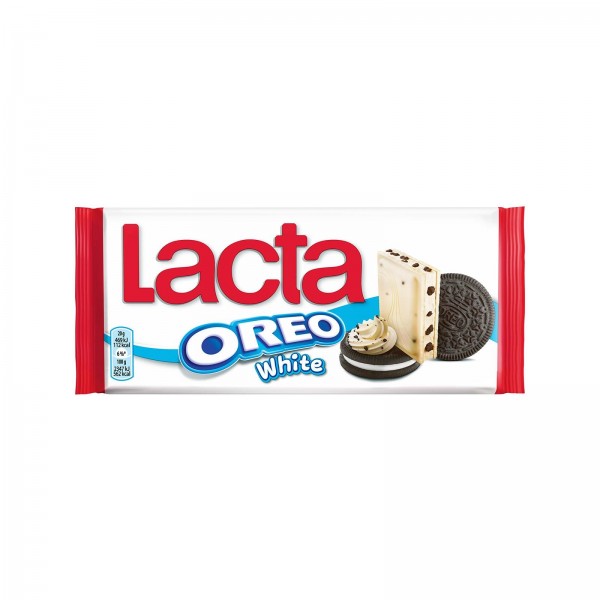 Λευκή Σοκολάτα Lacta Oreo White 100gr