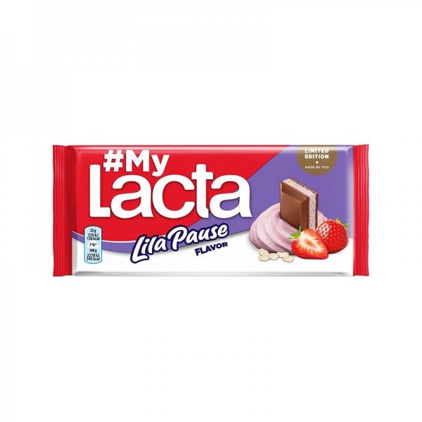 Σοκολάτα με Γεύση Lila Pause Lacta 100gr