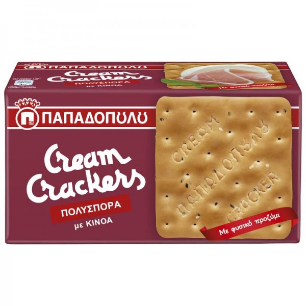 Μπισκότα Cream Crackers Πολύσπορα με...