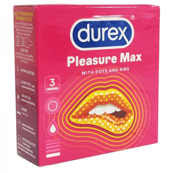 Προφυλακτικά Durex Pleasuremax 3τμχ