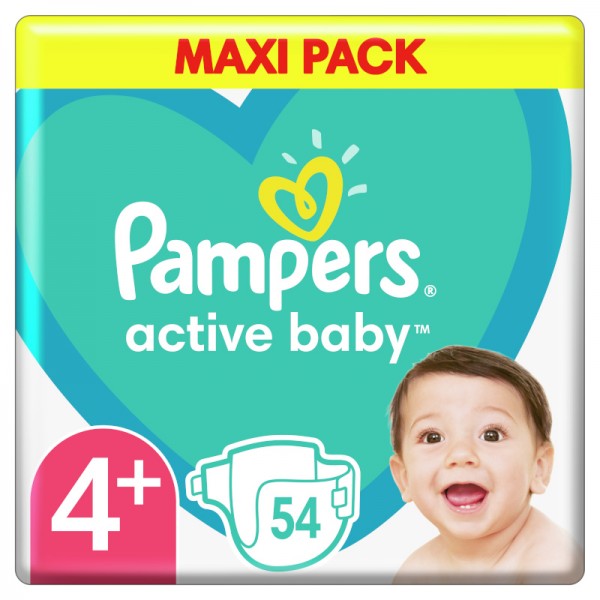 Πάνες Pampers Active Baby No 4+...
