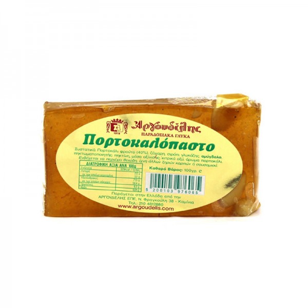 Αργουδέλης Πορτοκαλόπαστο 100 gr