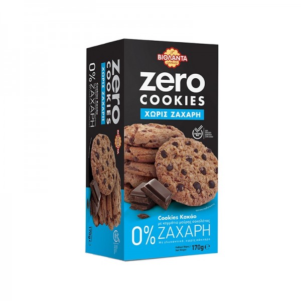 Μπισκότα Zero Cookies Κακάο και Μαύρη...