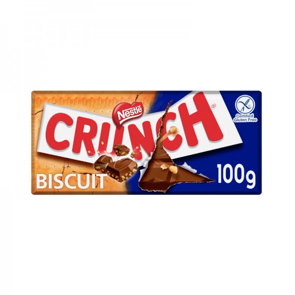 Σοκολάτα με Μπισκότο Crunch 100gr
