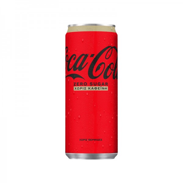 Coca Cola Ζero χωρίς Καφεΐνη 330ml