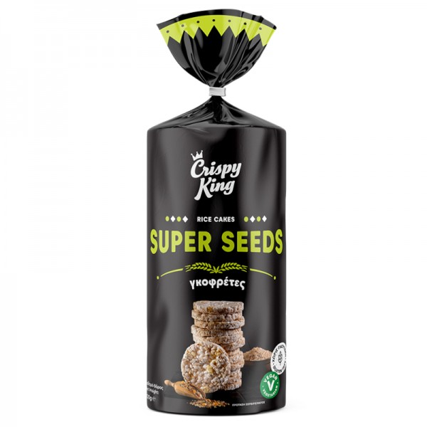 Γκοφρέτες Super Seeds Crispy King 100gr