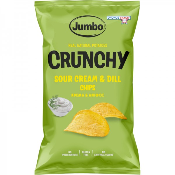 Jumbo Chips Crunchy με Γεύση Κρέμας &...