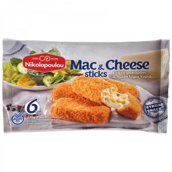 Mac & Cheese Sticks Νικολοπούλου 270gr