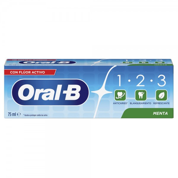 Οδοντόκρεμα 1-2-3 Μέντα Oral-B 75ml