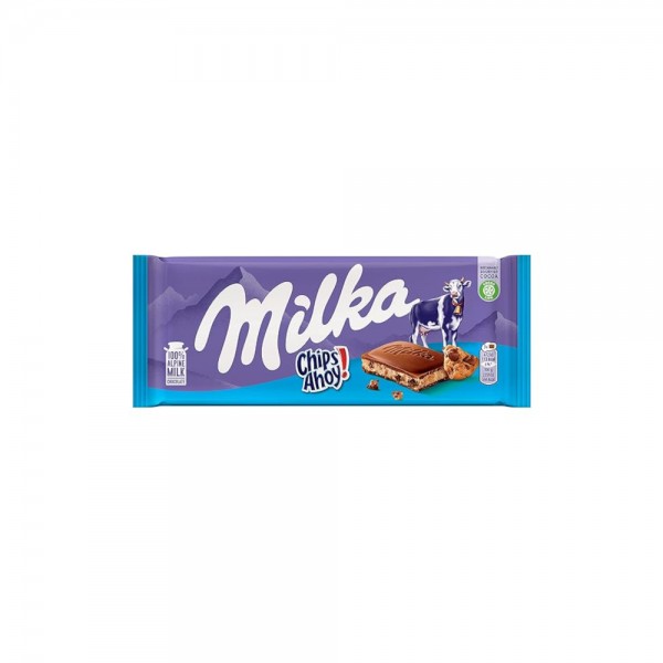 Σοκολάτα Γάλακτος Chips Ahoy Milka 100gr
