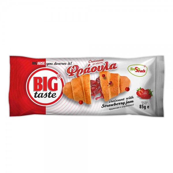 Κρουασάν Φράουλα Big Taste 85gr