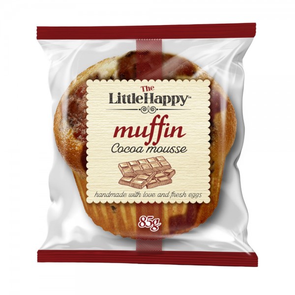 Muffin Κακάο The Little Happy 85gr