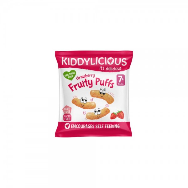 Fruity Puffs Φράουλα Kiddylicious 10gr