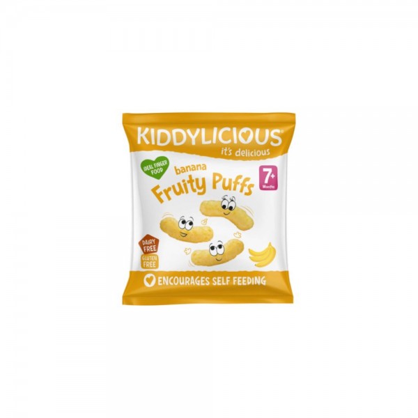 Fruity Puffs Μπανάνα Kiddylicious 10gr