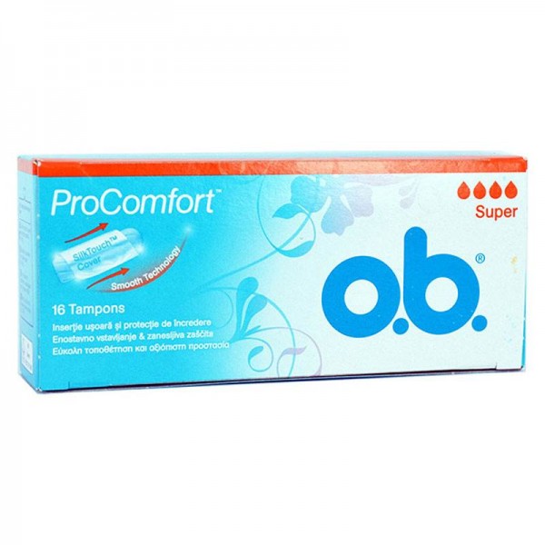 Ταμπόν O.B. ProComfort Curved Grooves...
