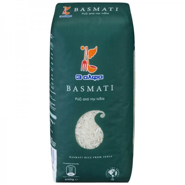 Ρύζι Basmati 3αλφα 500gr