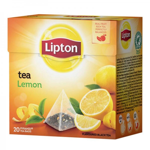 Μαύρο τσάι λεμόνι πυραμίδα Lipton 20...