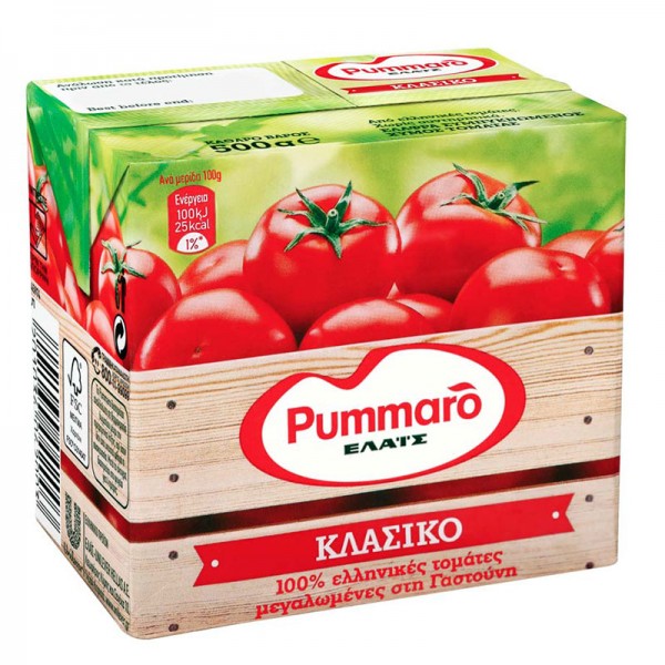 Τομάτα passata κλασική Pummaro 500gr