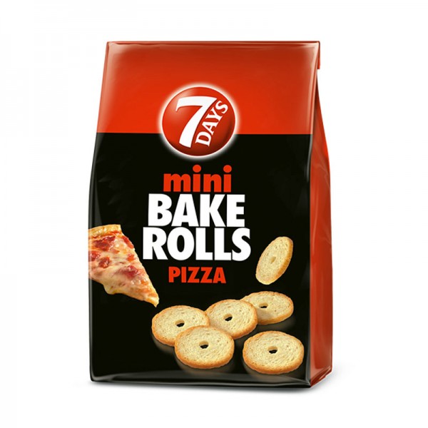 Mini Bake rolls pizza 7Days 160gr