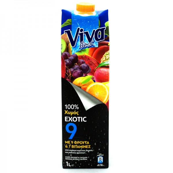 Φυσικός χυμός exotic9 VIVA 1 lt